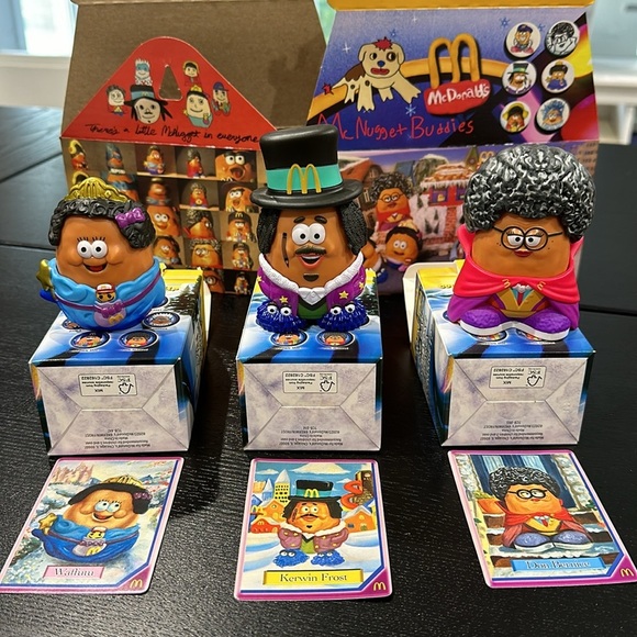 McDonald’s Kerwin Frost McNugget Buddies Toys and Box - Picture 1 of 4